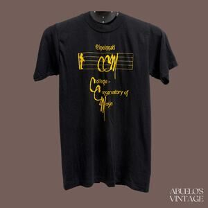 Cincinnati Conservatory Tee | Black Graphic | Size M | Vintage